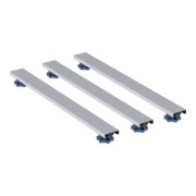 Geberit Pieds/Traverses pour receveurs de douche en résine de pierre, 80x7,3x6-12cm