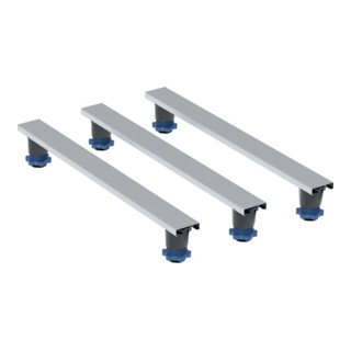 Geberit Pieds/Traverses pour receveurs de douche en résine de pierre, 80x7,3x9-21cm