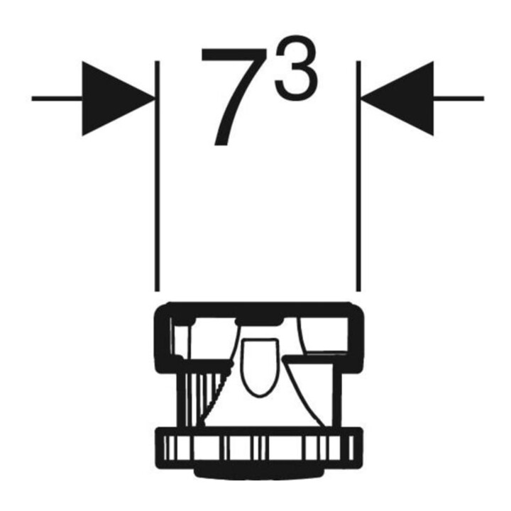 Geberit Pieds/Traverses pour receveurs de douche en résine minérale, 110x7,3x6-12cm