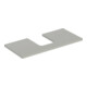 Geberit Plan de lavabo One 105x3x47 cm, greige/laqué m, AS mit.-1