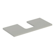Geberit Plan de lavabo One 105x3x47 cm, greige/laqué m, AS mit.