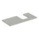 Geberit Plan de lavabo One 105x3x47 cm, greige/laqué m, AS re-1
