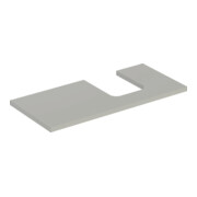 Geberit Plan de lavabo One 105x3x47 cm, greige/laqué m, AS re