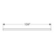 Geberit Plan de lavabo One 105x3x47cm, greige/laqué m, AS re-5