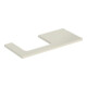 Geberit Plan de lavabo One 105x3x47cm, sable-gris/g, découpe gauche-1