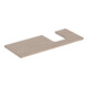 Geberit Plan de lavabo One 120x3x47 cm, chêne/bois mélaminé, découpe-1