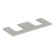 Geberit Plan de lavabo One 120x3x47 cm, greige/laqué m, AS 2 fois-1