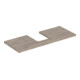 Geberit Plan de lavabo One 120x3x47 cm, N ép./bois mélaminé, AS mit.-1