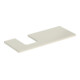 Geberit Plan de lavabo One 120x3x47 cm, sable-gris/gauche, découpe à gauche-1