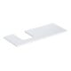 Geberit Plan de lavabo One 120x3x47cm, blanc laqué brillant, découpe gauche-1