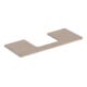 Geberit Plan de lavabo One 120x3x47cm, chêne/bois Mela, AS mit.-1