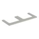 Geberit Plan de lavabo One 120x3x47cm, greige/laqué m, AS 2 fois-1