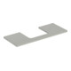 Geberit Plan de lavabo One 120x3x47cm, greige/laqué m, AS mit.-1