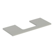 Geberit Plan de lavabo One 120x3x47cm, greige/laqué m, AS mit.