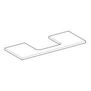 Geberit Plan de lavabo One 120x3x47cm, greige/laqué m, AS mit.-2