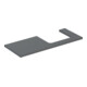 Geberit Plan de lavabo One 120x3x47cm, lave/laqué ma, découpe re-1