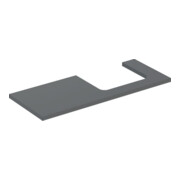Geberit Plan de lavabo One 120x3x47cm, lave/laqué ma, découpe re