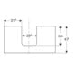 Geberit Plan de lavabo One 90x3x47cm, greige/laqué m, AS mit.