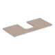Geberit Plan de vasque One 105x3x47 cm, chêne/bois Mela, AS mit.-1