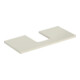 Geberit Plan de vasque One 105x3x47cm, sable-gris/l hg, découpe incl.-1