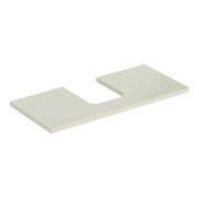 Geberit Plan de vasque One 105x3x47cm, sable-gris/l hg, découpe incl.