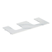 Geberit Plan de vasque One 120x2x47 cm, AS 2 p., SZ, marbre bl./ma