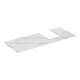 Geberit Plan de vasque One 120x2x47 cm, AS re, pierre, marbre bl./ma-1