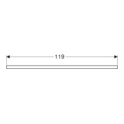 Geberit Plan de vasque One 120x3x47cm, blanc laqué, double découpe-5