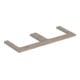 Geberit Plan de vasque One 120x3x47cm, N ép./bois mélaminé, AS 2 fois-1