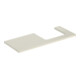 Geberit Plan de vasque One 120x3x47cm, sable-gris/l hg, découpe re-1