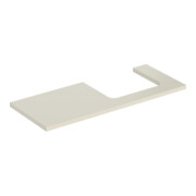 Geberit Plan de vasque One 120x3x47cm, sable-gris/l hg, découpe re