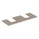 Geberit Plan de vasque One 135x3x47 cm, N ép./Mélaminé bois, AS 2 fois-1