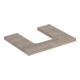 Geberit Plan de vasque One 60x3x47 cm, N ép./bois mélaminé, AS mit.-1
