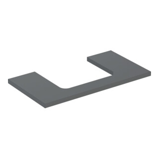 Geberit Plan de vasque One 90x3x47 cm, lave/laqué m, découpe incl.