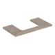 Geberit Plan de vasque One 90x3x47 cm, N ép./bois mélaminé, AS avec-1