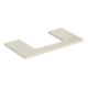 Geberit Plan de vasque One 90x3x47 cm, sable-gris/H I P, découpe incl.-1