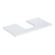 Geberit Plan de vasque One 90x3x47cm, blanc laqué brillant, avec découpe-1