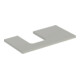Geberit Plan de vasque One 90x3x47cm, greige/laqué, découpe gauche-1