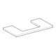 Geberit Plan de vasque One 90x3x47cm, greige/laqué m, AS mit.-5