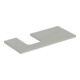 Geberit Plan vasque One 105x3x47 cm, greige/laqué m, AS gauche-1