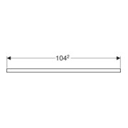 Geberit Plan vasque One 105x3x47 cm, greige/laqué m, AS gauche-4