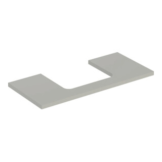 Geberit Plan vasque One 105x3x47 cm, greige/laqué m, AS mit.
