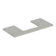 Geberit Plan vasque One 105x3x47 cm, greige/laqué m, AS mit.