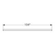 Geberit Plan vasque One 105x3x47 cm, greige/laqué m, AS mit.