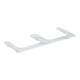Geberit Plan Vasque One 120x2x47 cm, AS 2 p., SZ, Marbre bl/ma-1