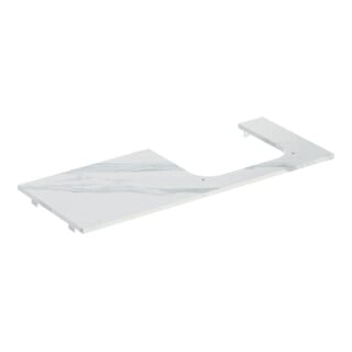 Geberit Plan Vasque One 120x2x47cm, AS dr, Pierre, Marbre bl/ma