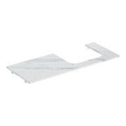 Geberit Plan Vasque One 120x2x47cm, AS dr, Pierre, Marbre bl/ma