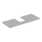 Geberit Plan vasque One 120x3x47 cm, greige/laqué m, AS mit.