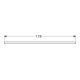 Geberit Plan vasque One 120x3x47 cm, greige/laqué m, AS mit.