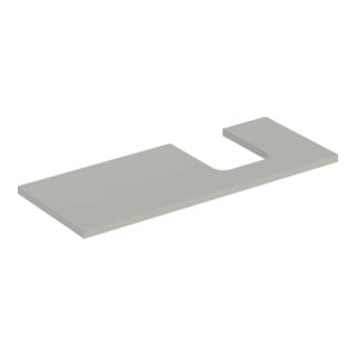 Geberit Plan vasque One 120x3x47 cm, greige/laqué m, AS re